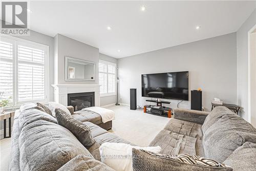 51 Narbonne Crescent, Hamilton, ON - Indoor Photo Showing Living Room With Fireplace