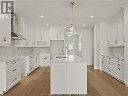 3265 Tullio Drive, Lasalle, ON - Indoor Photo Showing Kitchen With Upgraded Kitchen