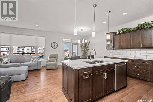 24 2805 Lakeview Drive, Prince Albert, SK - Indoor Photo Showing Kitchen With Double Sink