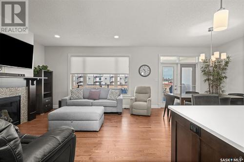 24 2805 Lakeview Drive, Prince Albert, SK - Indoor Photo Showing Living Room With Fireplace