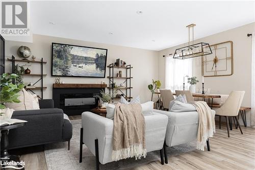 240 Wild Rose Drive, Gravenhurst, ON - Indoor Photo Showing Other Room With Fireplace