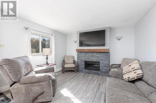 205 William Street N, Kawartha Lakes (Lindsay), ON - Indoor Photo Showing Living Room With Fireplace