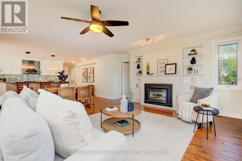 66 Mills Road, Brighton, ON - Indoor Photo Showing Living Room With Fireplace