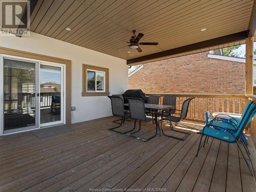 1320 Grand Marais Road East, Windsor, ON - Outdoor With Deck Patio Veranda With Exterior