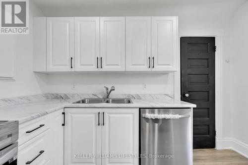 Upper - 96 Forest Avenue, St. Thomas, ON - Indoor Photo Showing Kitchen With Double Sink