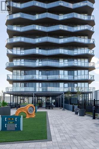 507 - 36 Zorra Street, Toronto, ON - Outdoor With Balcony With Facade