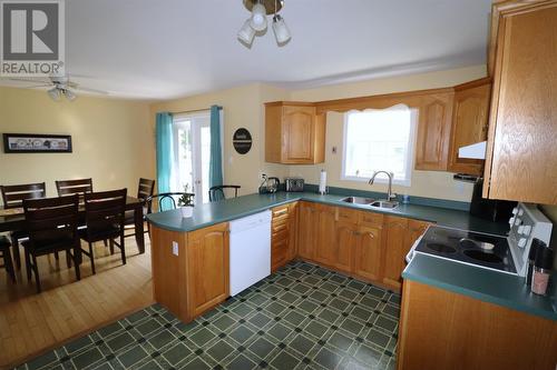 76 High Street, Deer Lake, NL - Indoor Photo Showing Kitchen With Double Sink