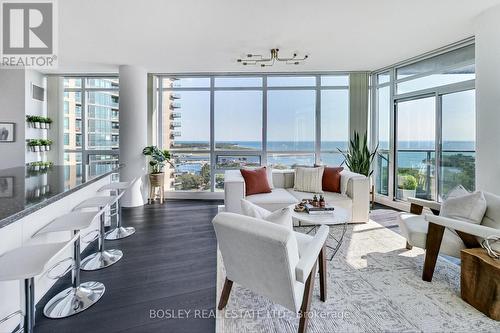 2403 - 231 Fort York Boulevard, Toronto, ON - Indoor Photo Showing Living Room