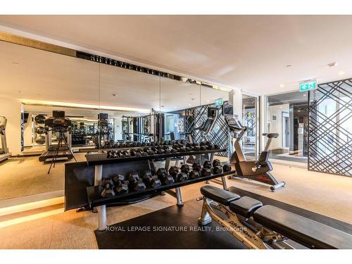 216-168 Sabina Dr, Oakville, ON - Indoor Photo Showing Gym Room