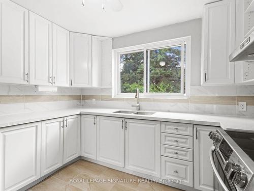 115 Lancaster St W, Kitchener, ON - Indoor Photo Showing Kitchen With Double Sink