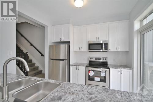 144 Anthracite Private, Ottawa, ON - Indoor Photo Showing Kitchen With Stainless Steel Kitchen With Double Sink