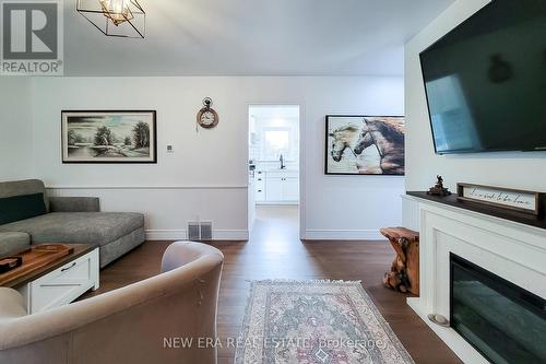 11755 Highway 3, Wainfleet, ON - Indoor Photo Showing Living Room With Fireplace