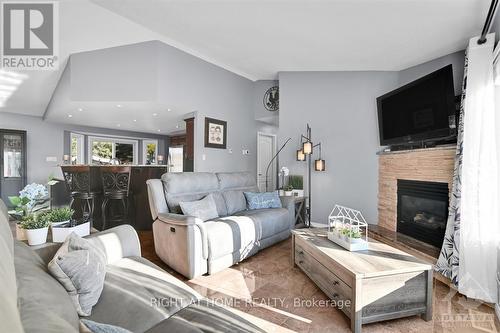 117 Moise-Gendron Street, Clarence-Rockland, ON - Indoor Photo Showing Living Room With Fireplace