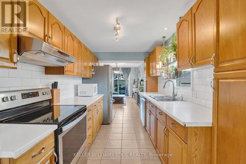 28 Tolton Avenue, Hamilton, ON - Indoor Photo Showing Kitchen With Double Sink