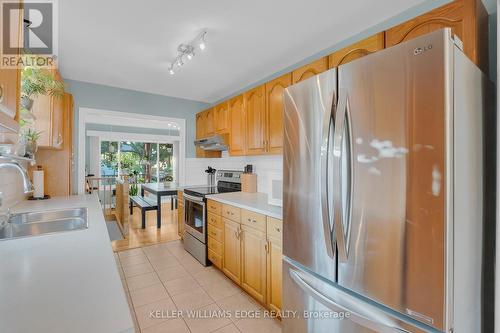 28 Tolton Avenue, Hamilton, ON - Indoor Photo Showing Kitchen With Double Sink