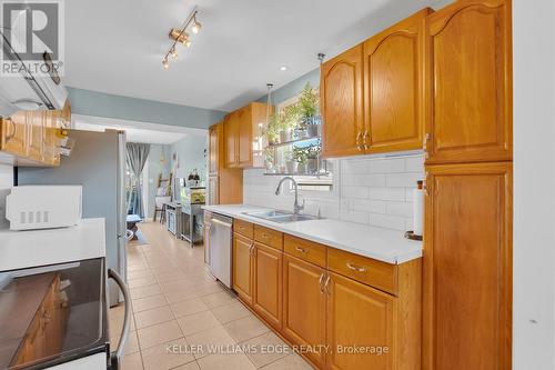 28 Tolton Avenue, Hamilton, ON - Indoor Photo Showing Kitchen With Double Sink