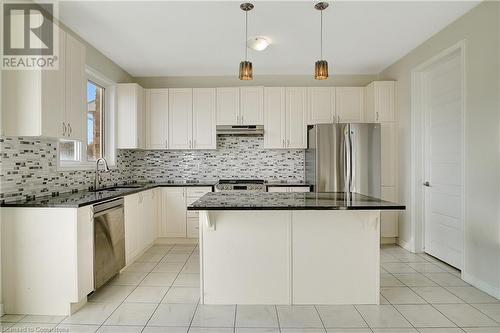 40 Compass Trail, Cambridge, ON - Indoor Photo Showing Kitchen With Stainless Steel Kitchen With Upgraded Kitchen