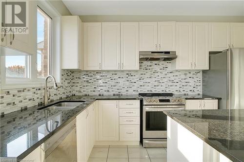 40 Compass Trail, Cambridge, ON - Indoor Photo Showing Kitchen With Stainless Steel Kitchen With Double Sink With Upgraded Kitchen