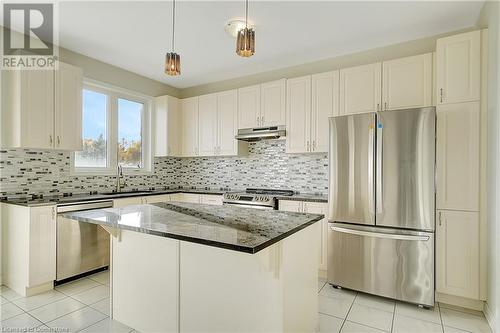 40 Compass Trail, Cambridge, ON - Indoor Photo Showing Kitchen With Stainless Steel Kitchen With Upgraded Kitchen