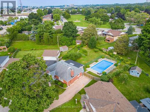 547 Philip Crescent, Cambridge, ON - Outdoor With In Ground Pool With View