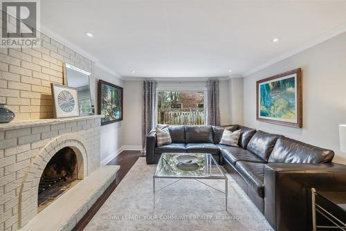 66 Palmerston Drive, Vaughan, ON - Indoor Photo Showing Living Room With Fireplace