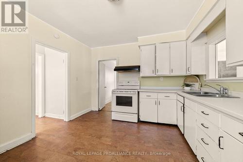 34 Lewis Street, Belleville, ON - Indoor Photo Showing Kitchen With Double Sink