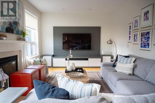 27 Lightheart Drive, Caledon, ON - Indoor Photo Showing Living Room With Fireplace