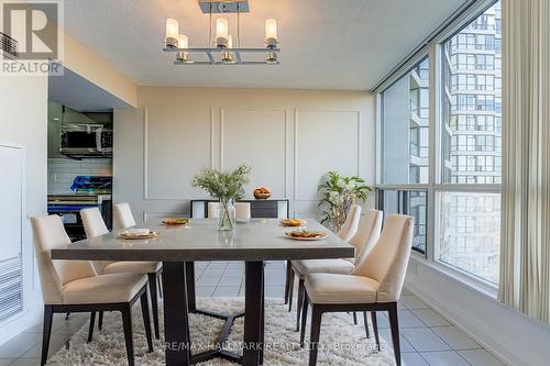 703 - 1 Rowntree Road, Toronto, ON - Indoor Photo Showing Dining Room