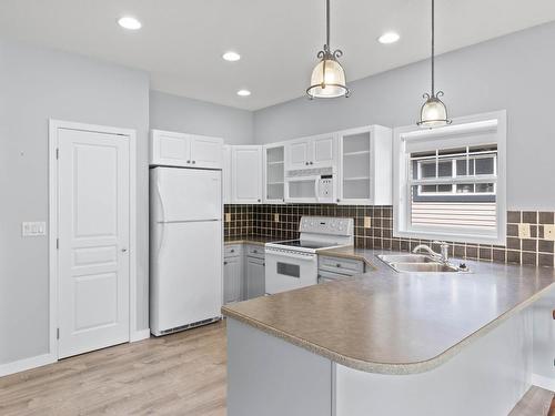 217 Sagewood Drive, Kamloops, BC - Indoor Photo Showing Kitchen With Double Sink