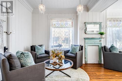 20 Division Street South, Kingsville, ON - Indoor Photo Showing Living Room With Fireplace