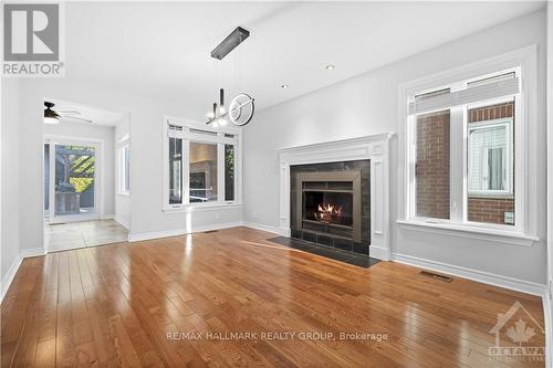 124 Sai Crescent, Ottawa, ON - Indoor Photo Showing Living Room With Fireplace