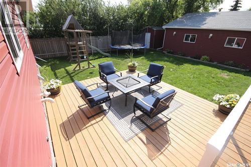 418 Ford Street, Bethune, SK - Outdoor With Deck Patio Veranda With Backyard