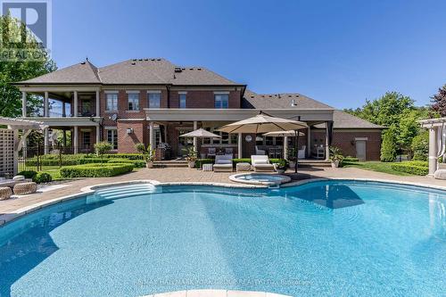 12 Sandy Ridge Court, Whitchurch-Stouffville, ON - Outdoor With In Ground Pool With Deck Patio Veranda With Backyard