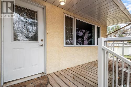 124 2Nd Avenue, Mortlach, SK - Outdoor With Deck Patio Veranda With Exterior