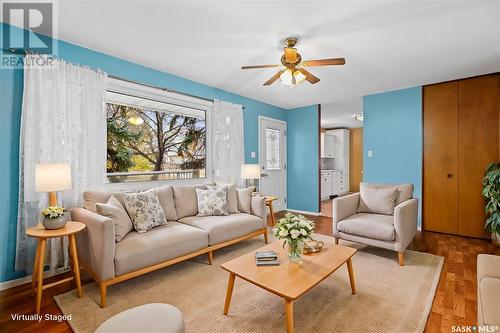 124 2Nd Avenue, Mortlach, SK - Indoor Photo Showing Living Room