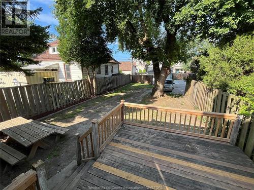 1106 Moy, Windsor, ON - Outdoor With Deck Patio Veranda