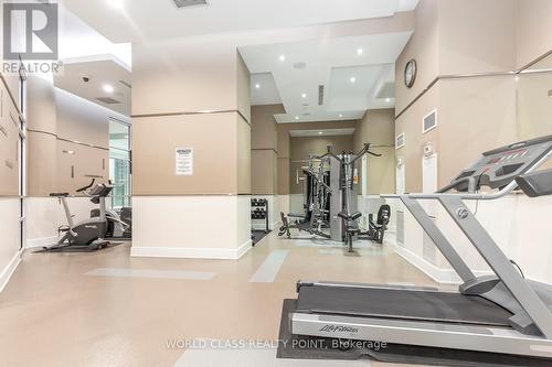 3005 - 330 Burnhamthorpe Road W, Mississauga, ON - Indoor Photo Showing Gym Room