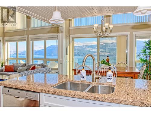 6897 Santiago Loop Unit# 100, Kelowna, BC - Indoor Photo Showing Kitchen With Double Sink