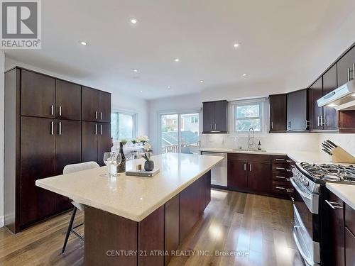 22 Leroy Avenue, Toronto, ON - Indoor Photo Showing Kitchen With Upgraded Kitchen