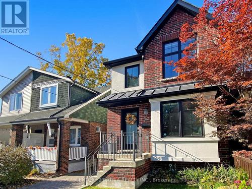 22 Leroy Avenue, Toronto, ON - Outdoor With Deck Patio Veranda With Facade