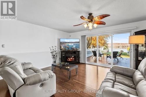 1081 Frankford-Stirling Road, Quinte West, ON - Indoor Photo Showing Living Room With Fireplace