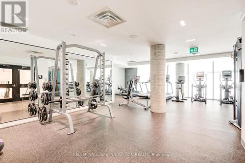 303 - 15 Wellington Street S, Kitchener, ON - Indoor Photo Showing Gym Room