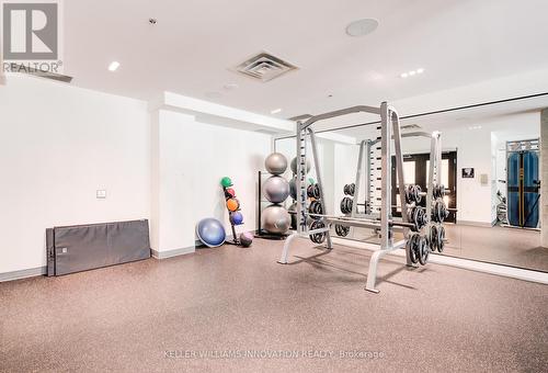 303 - 15 Wellington Street S, Kitchener, ON - Indoor Photo Showing Gym Room