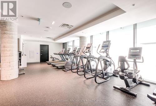 303 - 15 Wellington Street S, Kitchener, ON - Indoor Photo Showing Gym Room