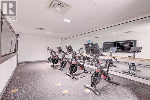 303 - 15 Wellington Street S, Kitchener, ON - Indoor Photo Showing Gym Room