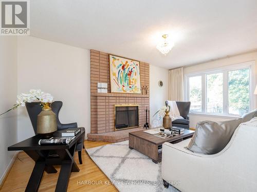 364 Valleymede Drive, Richmond Hill, ON - Indoor Photo Showing Living Room With Fireplace