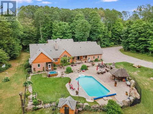 697 Lafontaine Road E, Tiny, ON - Outdoor With In Ground Pool