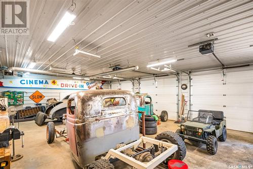 Rustic Acres, Wheatlands Rm No. 163, SK - Indoor Photo Showing Garage