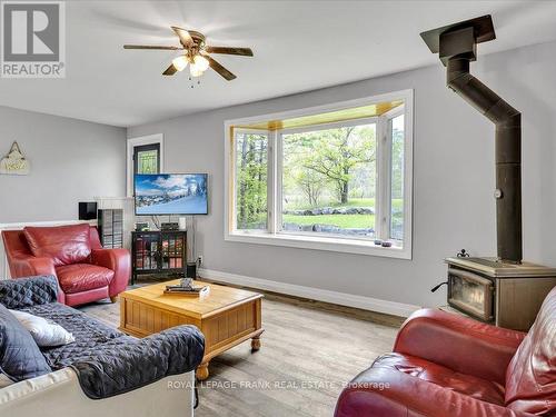 2927 County Rd 44, Havelock-Belmont-Methuen, ON - Indoor Photo Showing Living Room With Fireplace