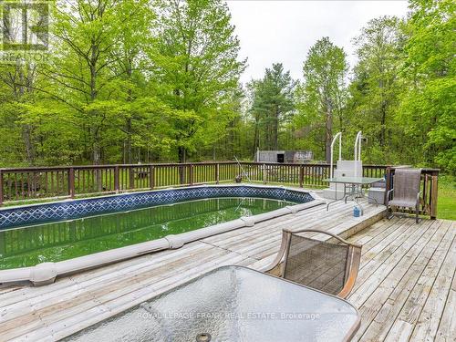 2927 County Rd 44, Havelock-Belmont-Methuen, ON - Outdoor With Above Ground Pool With Deck Patio Veranda